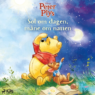 Peter Plys - Sol om dagen, måne om natten – omslag til lydbogen af Disney
