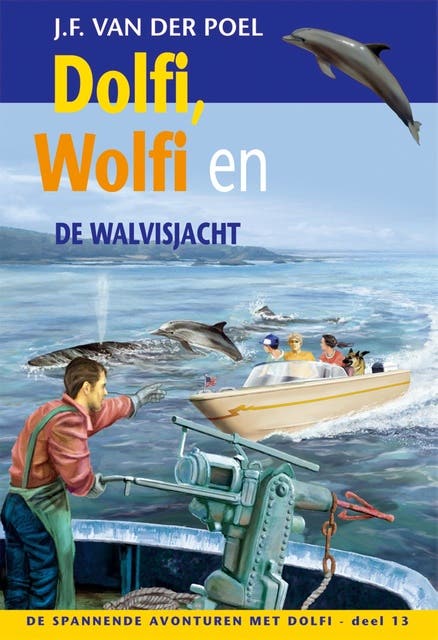Dolfi, Wolfi en de walvisjacht – omslag van het luisterboek van J.F. van der Poel