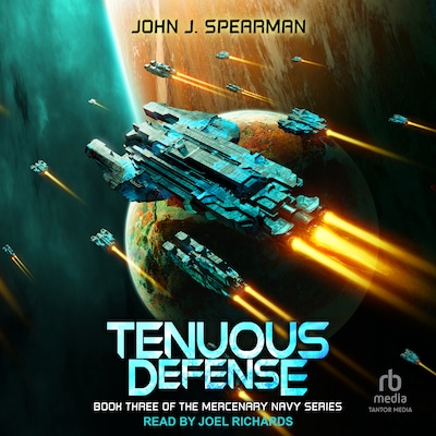 Tenuous Defense – omslag til lydbogen af John J. Spearman