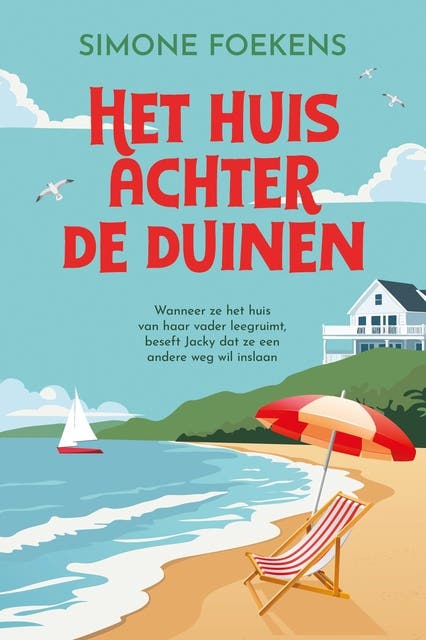 Het huis achter de duinen – omslag van het luisterboek van Simone Foekens