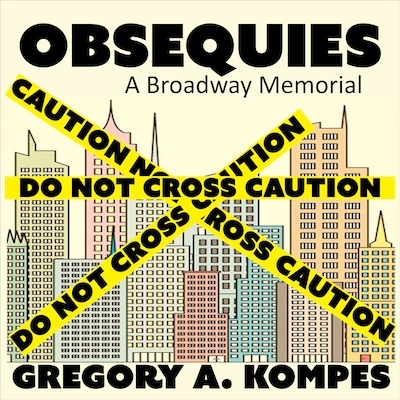 Obsequies – omslag til lydbogen af Gregory A. Kompes