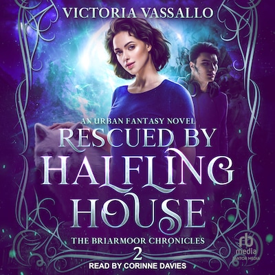 Rescued by Halfling House – omslag til lydbogen af Victoria Vassallo
