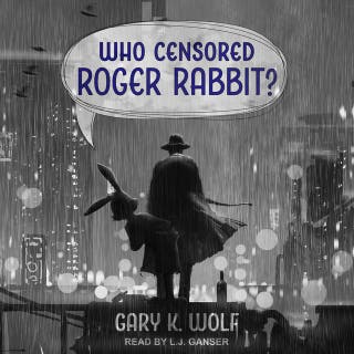 Who Censored Roger Rabbit? – omslag till ljudboken av Gary K. Wolf