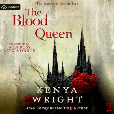 The Blood Queen – omslag til lydbogen af Kenya Wright