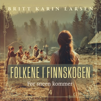 Før sneen kommer – omslag til lydbogen af Britt Karin Larsen