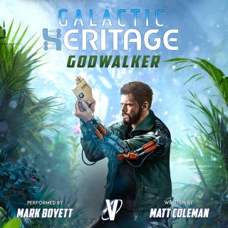 Godwalker – omslag till ljudboken av Matt Coleman