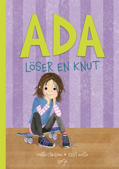 Ada löser en knut – omslag till ljudboken av Malin Clausson