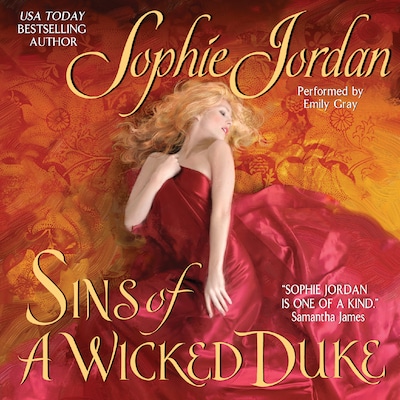Sins of a Wicked Duke – omslag til lydbogen af Sophie Jordan