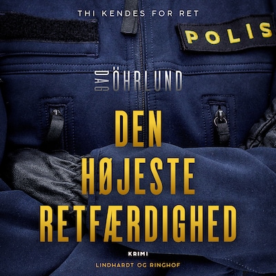 Den højeste retfærdighed – omslag til lydbogen af Dag Öhrlund