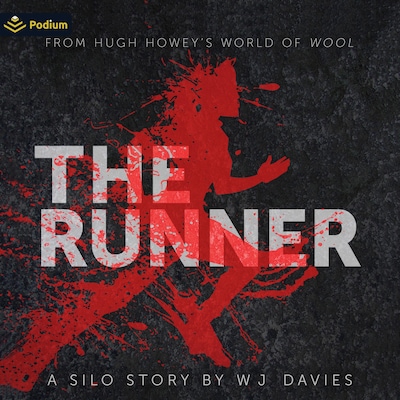 The Runner – omslag til lydbogen af WJ Davies