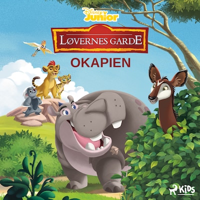 Løvernes Garde - Okapien – omslag til lydbogen af Disney