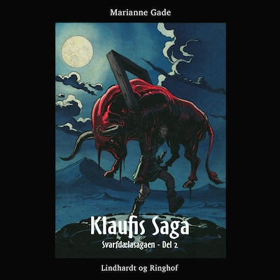 Klaufis saga – omslag til lydbogen af Marianne Gade