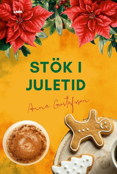 Stök i juletid – omslag till ljudboken av Anna Gustafsson