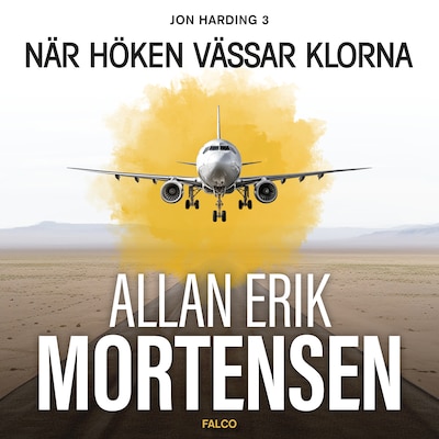 När höken vässar klorna – omslag till ljudboken av Allan Erik Mortensen