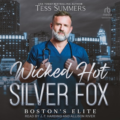 Wicked Hot Silver Fox – omslag til lydbogen af Tess Summers