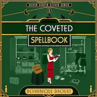 The Coveted Spellbook – omslag til lydbogen af Dominique Daoust
