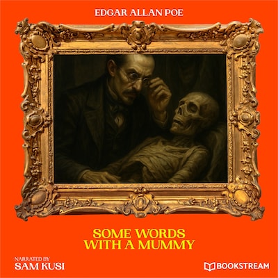 Some Words with a Mummy – omslag til lydbogen af Edgar Allan Poe