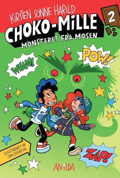 Choko-Mille 2: Monsteret fra mosen – omslag til lydbogen af Kirsten Sonne Harild