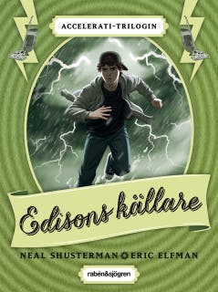 Edisons källare – omslag till ljudboken av Eric Elfman,Neal Shusterman