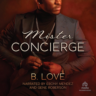 Mister Concierge – omslag til lydbogen af B. Love