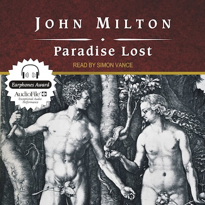 Paradise Lost, with eBook – omslag til lydbogen af John Milton