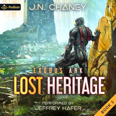 Lost Heritage – omslag til lydbogen af J.N. Chaney