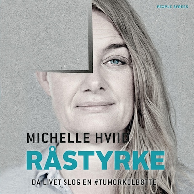 Råstyrke – omslag til lydbogen af Michelle Hviid