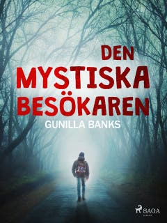 Den mystiska besökaren – omslag till ljudboken av Gunilla Banks