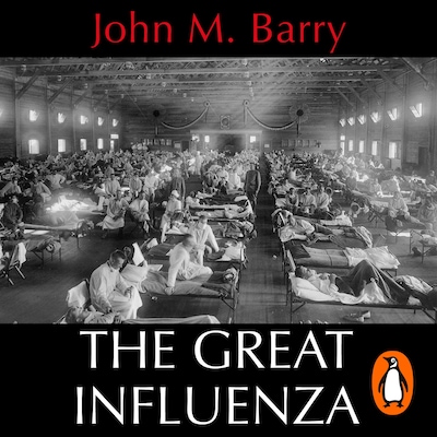 The Great Influenza – omslag til lydbogen af John M Barry