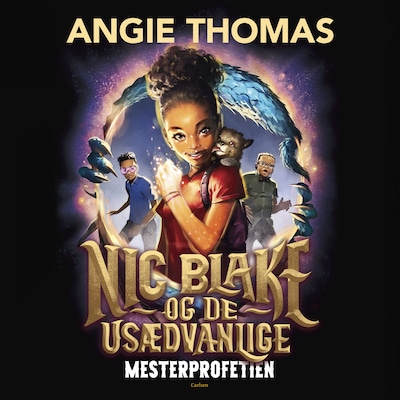 Nic Blake og de Usædvanlige (1) - Mesterprofetien – omslag til lydbogen af Angie Thomas