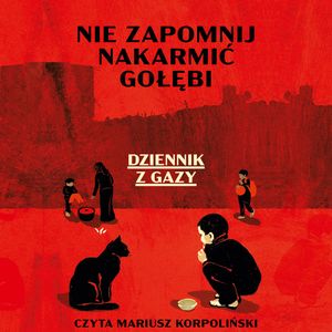 Nie zapomnij nakarmić gołębi. Dziennik z Gazy – okładka audiobooka, autor Anonim