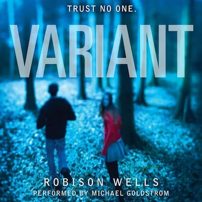 Variant – omslag til lydbogen af Robison Wells