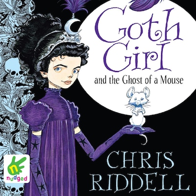 Goth Girl and the Ghost of a Mouse – omslag til lydbogen af Chris Riddell