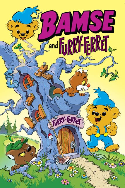 Bamse and Furry-Ferret – omslag til lydbogen af Rune Andréasson
