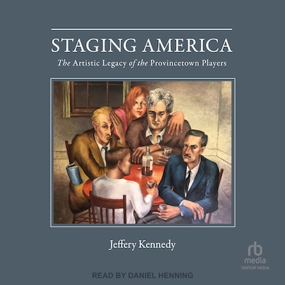 Staging America – omslag til lydbogen af Jeffery Kennedy