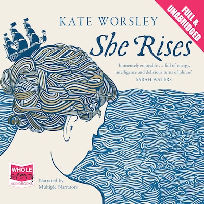 She Rises – omslag til lydbogen af Kate Worsley