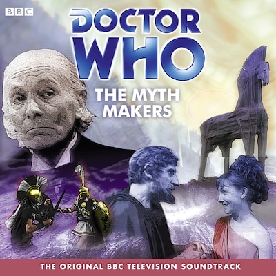 Doctor Who: The Myth Makers (TV Soundtrack) – omslag til lydbogen af BBC