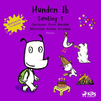 Hunden Ib - Samling 5 – omslag till ljudboken av Peter Nordahl