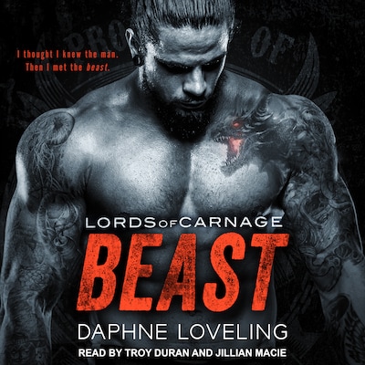 BEAST – omslag til lydbogen af Daphne Loveling