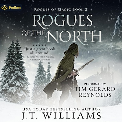 Rogues of the North – omslag til lydbogen af J.T. Williams