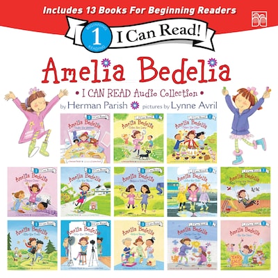 Amelia Bedelia I Can Read Level 1 Audio Collection – omslag til lydbogen af Herman Parish