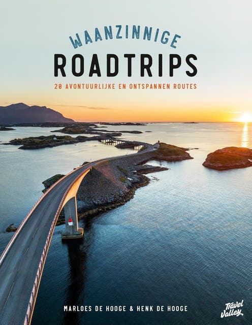 Waanzinnige roadtrips: 20 avontuurlijke en ontspannen routes – omslag van het luisterboek van Henk de Hooge,Marloes de Hooge