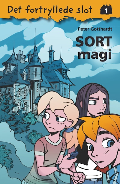 Det fortryllede slot 1: Sort magi – omslag til lydbogen af Peter Gotthardt