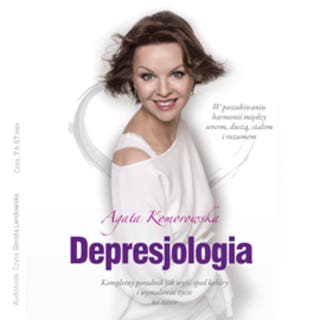 Depresjologia – okładka audiobooka, autor Agata Komorowska