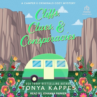 Cliffs, Clues, & Conspiracies – omslag til lydbogen af Tonya Kappes