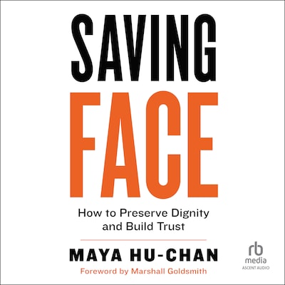 Saving Face – omslag til lydbogen af Maya Hu-Chan