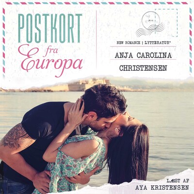 Postkort fra Europa – omslag til lydbogen af Anja Carolina Christensen