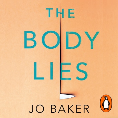 The Body Lies – omslag til lydbogen af Jo Baker