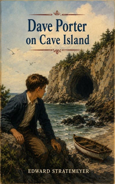 Dave Porter on Cave Island – omslag til lydbogen af Edward Stratemeyer