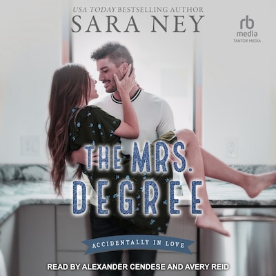 The Mrs. Degree – omslag til lydbogen af Sara Ney